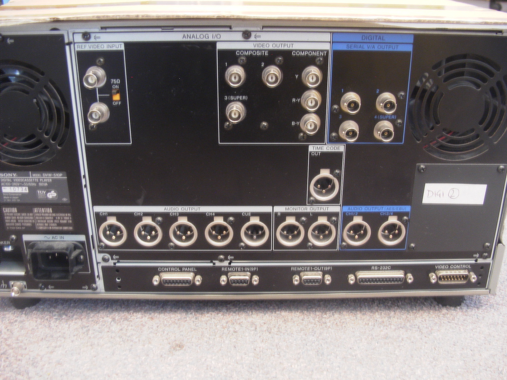 Sony DVW510P Digital Betacam Player Editor *TEST & COL eBay